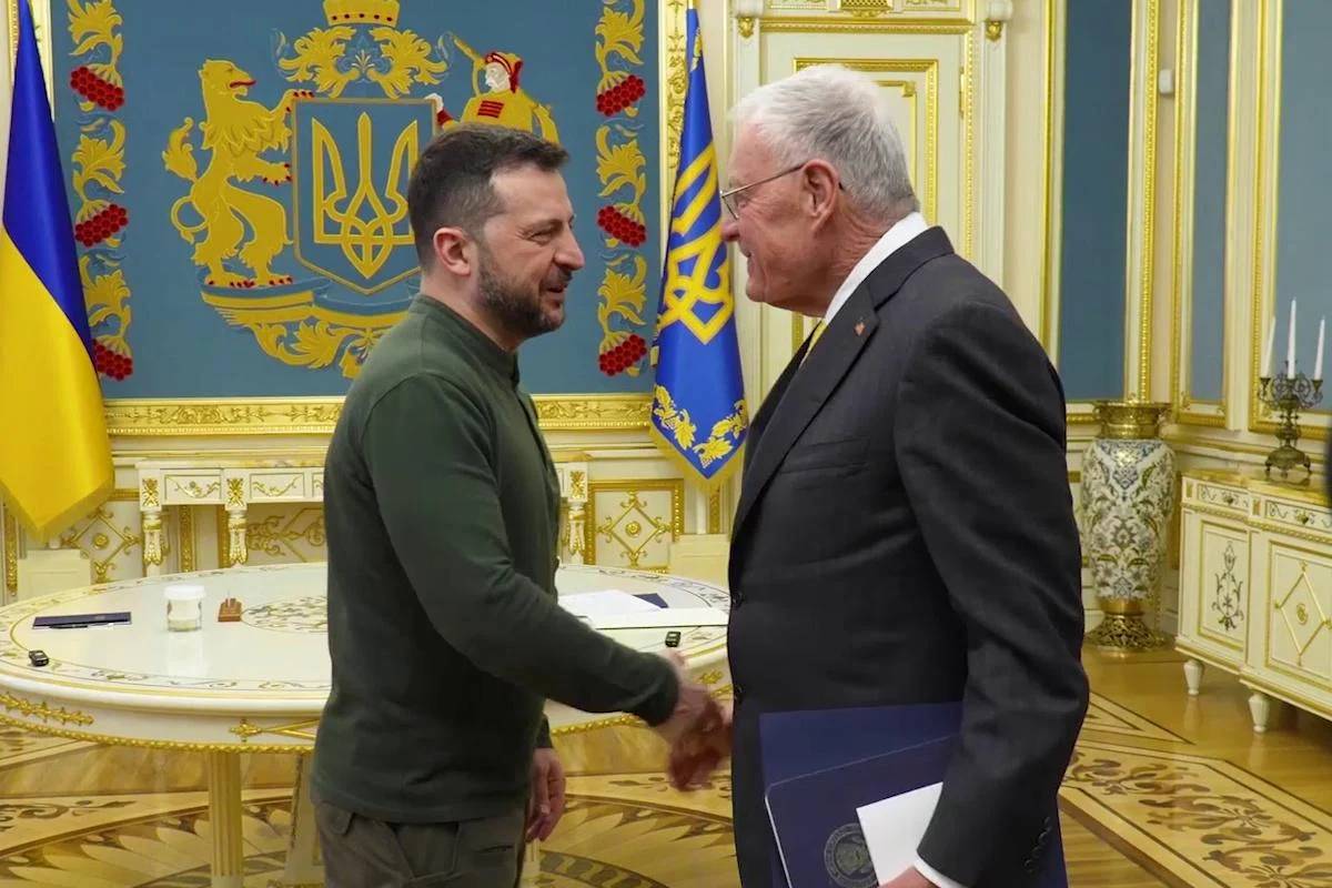  Володимир Зеленски и Кийт Келог 